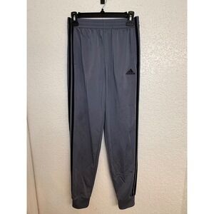 Adidas Gray 3 Stripe Athletic Jogger Pants Youth Activewear Size‎ L